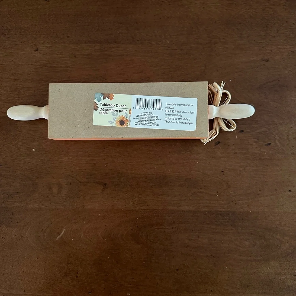 ☀️ 3/$10 Hello Pumpkin wood shelf window table decoration (see description)